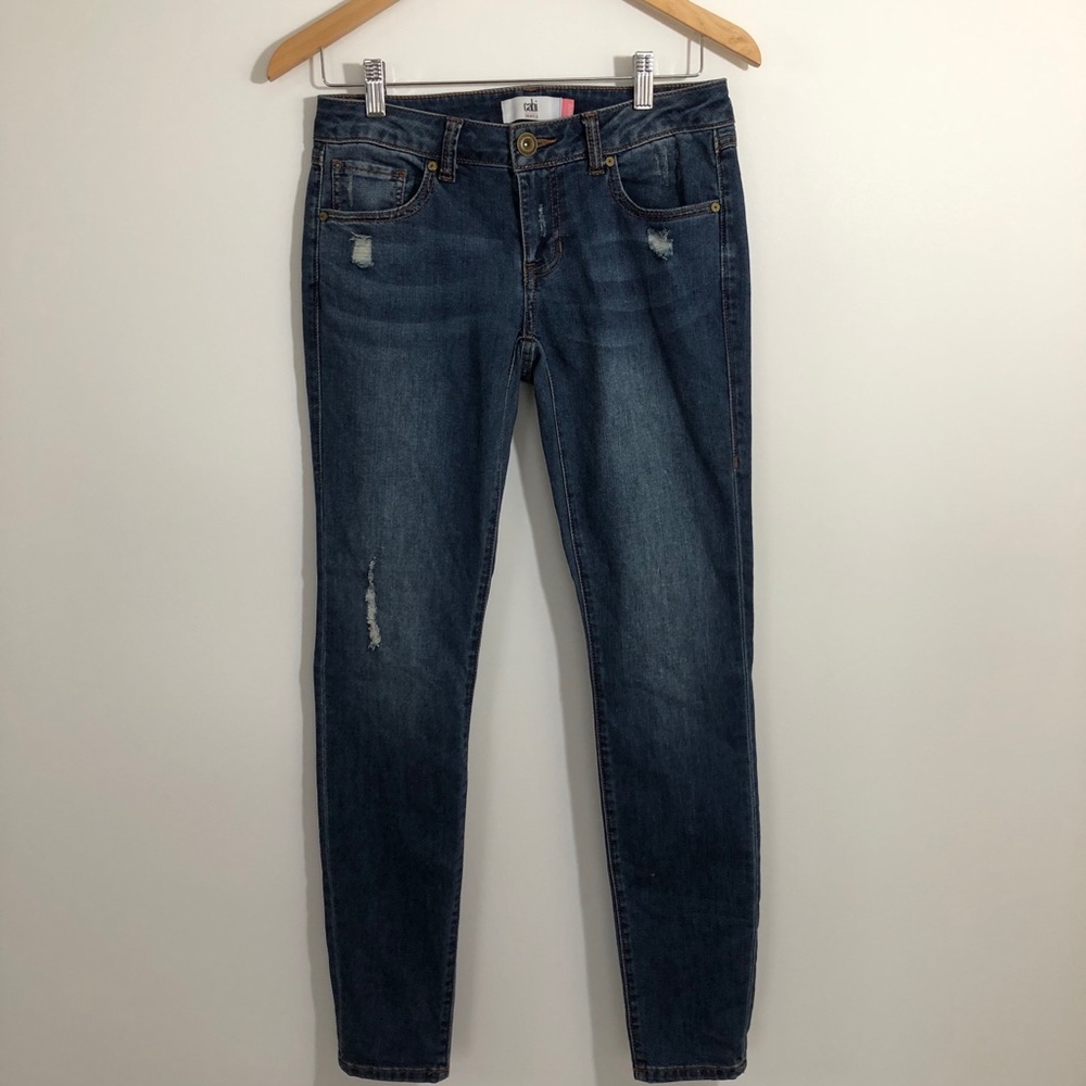 CAbi Skinny denim jeans Blue size 2 - Picture 2 of 15